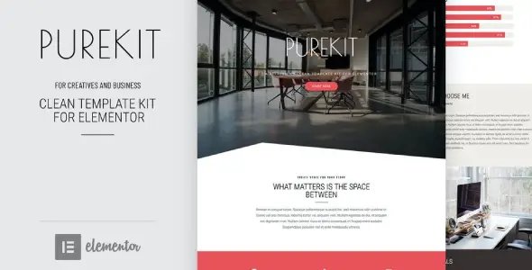 Purekit – Creatives & Business Elementor Template Kit