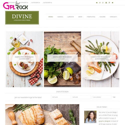 StudioPress Divine Pro Genesis WordPress Theme