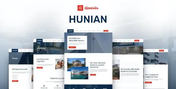 Hunian – Real Estate Elementor Template Kit