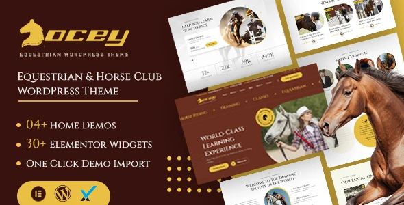 Jocey – Equestrian & Riding Club WordPress Theme