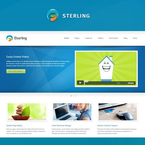 Sterling | Responsive WordPress Theme