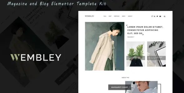 Wembley – Blog & Magazine Elementor Template Kit